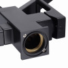 Смеситель для кухни с выходом для питьевой воды KOER KB-72009-05 (Цвет черный+силиконовый излив черный) (KR5007)