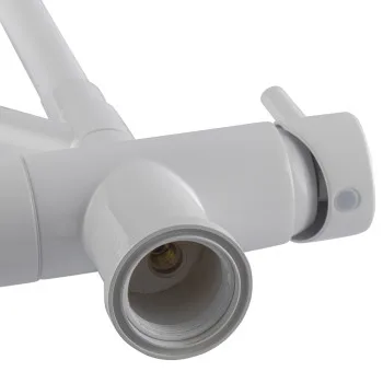 Смеситель для кухни с выходом для питьевой воды KOER KB-72006-03 (Цвет белый+силиконовый излив белый) (KR3381)