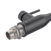 Смеситель для кухни KOER KI-70026-05 из нерж. стали SUS304 (Цвет черный+силиконовый излив черный) (KR5210)