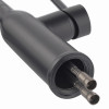Смеситель для кухни KOER KI-70005-05 из нерж. стали SUS304 (Цвет черный+силиконовый излив черный) (KR5005)