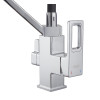 Смеситель для кухни с выходом для питьевой воды KOER KB-72009-01 (Цвет хром+силиконовый излив черный) (KR5006)