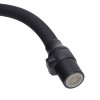 Смеситель для кухни с выходом для питьевой воды KOER KB-72006-05 (Цвет черный+силиконовый излив черный) (KR3380)