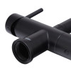 Смеситель для кухни с выходом для питьевой воды KOER KB-72002-05 (Цвет черный+силиконовый излив черный) (KR3384)