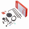 Душевая колонна со смесителем KOER KB-56029-07, 3 функции (Цвет графит) (KR5497)