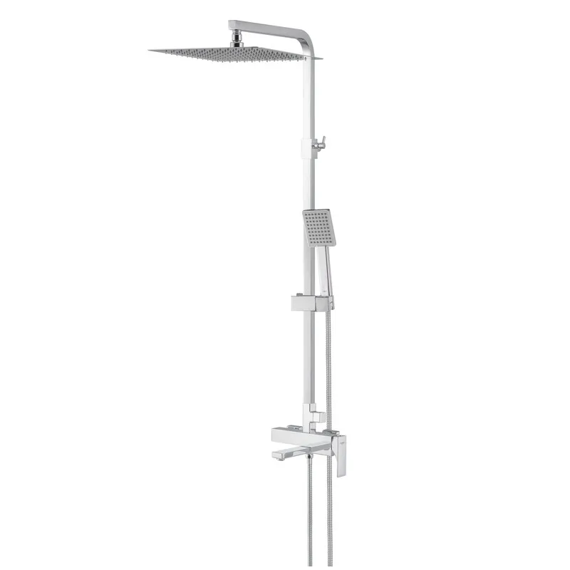 Душевая колонна со смесителем KOER KB-56010-01, 3 функции (Цвет хром) (KR3494)