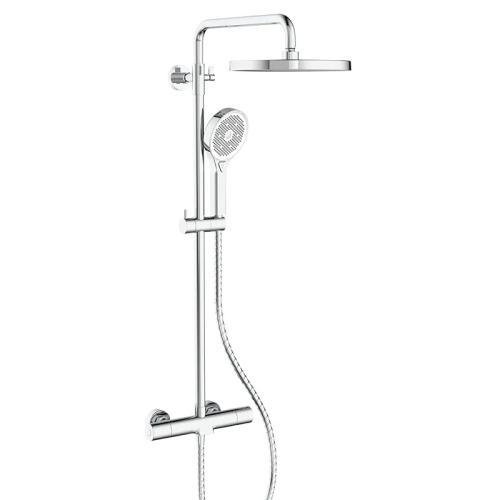 Душевая колонна с термостатическим смесителем KOER KB-55013-01 3 функции (Цвет хром) (KR4730)