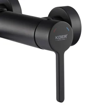 Душевая колонна со смесителем KOER KB-56029-05, 3 функции (Цвет черный) (KR5490)