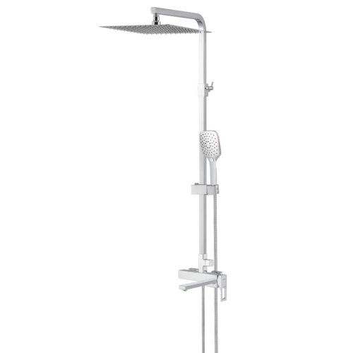 Душова колона зі змішувачем KOER KB-56009-01, 3 функції (Колір хром) (KR3506)