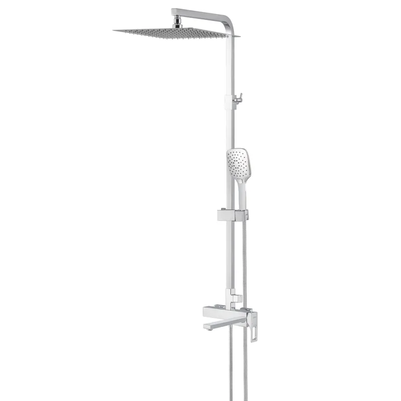 Душевая колонна со смесителем KOER KB-56009-01, 3 функции (Цвет хром) (KR3506)