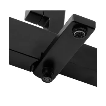Душевая колонна со смесителем KOER KB-56009-05, 3 функции (Цвет черный) (KR3507)