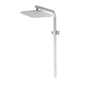 Душевая колонна со смесителем KOER KB-56009-04, 3 функции (Цвет хром+белый) (KR5987)