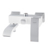 Душова колона зі змішувачем KOER KB-56007-04, 3 функції (Колір хром+білий) (KR5159)
