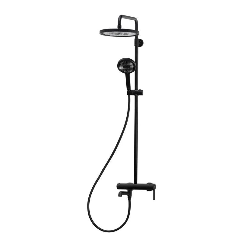 Душевая колонна со смесителем KOER KB-56029-05, 3 функции (Цвет черный) (KR5490)