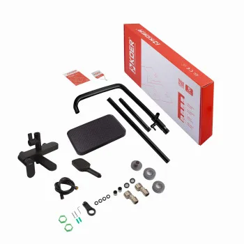 Душевая колонна со смесителем KOER KB-56030-05, 3 функции (Цвет черный) (KR5428)