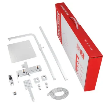Душова колона зі змішувачем KOER KB-56010-01, 3 функції (Колір хром) (KR3494)