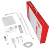 Душова колона зі змішувачем KOER KB-56007-04, 3 функції (Колір хром+білий) (KR5159)