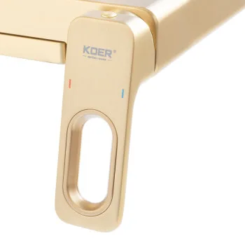 Душова колона зі змішувачем KOER KB-56031-12, 3 функціі (Колір матове золото) (KR5974)