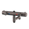 Душевая колонна с термостатическим смесителем KOER KB-57029-07, 3 функции (Цвет графит) (KR5498)