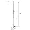 Душевая колонна со смесителем KOER KB-56009-01, 3 функции (Цвет хром) (KR3506)
