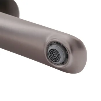 Смеситель для умывальника высокий KOER KB-11028-07 (Цвет графит) (KR5296)