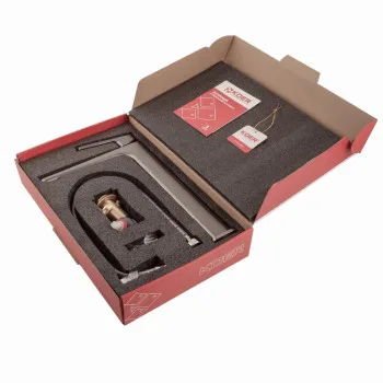 Смеситель для умывальника высокий KOER KB-11031-07 (Цвет графит) (KR5435)