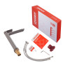 Смеситель для умывальника высокий KOER KB-11028-07 (Цвет графит) (KR5296)