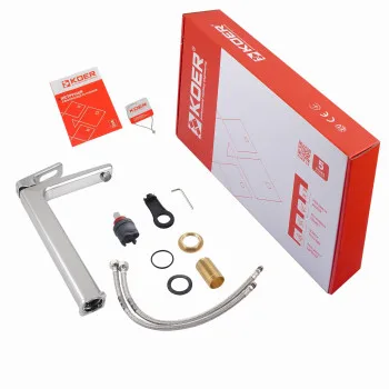 Смеситель для умывальника высокий KOER KB-11031-01 (Цвет хром) (KR5433)