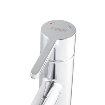 Смеситель для умывальника высокий KOER KB-11029-01 (Цвет хром) (KR5479)