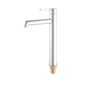 Смеситель для умывальника высокий KOER KB-11029-01 (Цвет хром) (KR5479)