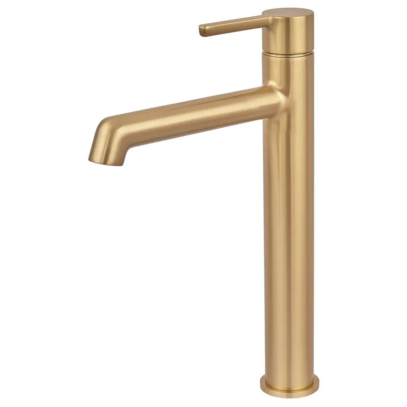 Смеситель для умывальника высокий KOER KB-11029-12 (Цвет матового золота) (KR5502)