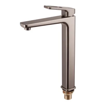 Смеситель для умывальника высокий KOER KB-11031-07 (Цвет графит) (KR5435)