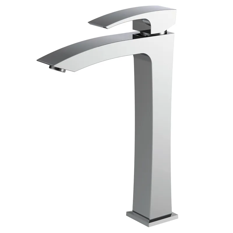Змішувач для умивальника високий KOER KB-11007-01 (Колір хром) (KR3440)