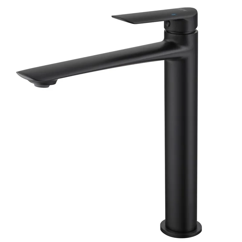 Змішувач для умивальника високий KOER KB-11028-05 (Колір чорний) (KR5294)