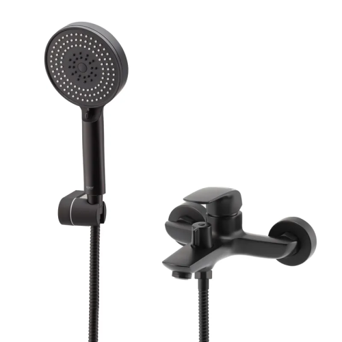 Змішувач для ванни з коротким виливом KOER KB-40008-05 (Колір чорний) (KR3473)