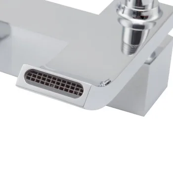 Смеситель для ванны с коротким изливом KOER KB-41007-01 (Цвет хром) (KR3454)