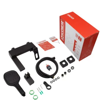 Смеситель для ванны с коротким изливом KOER KB-41031-05 (Цвет черный) (KR5437)