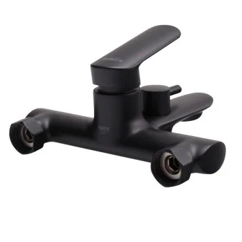 Змішувач для ванни з коротким виливом KOER KB-40028-05 (Колір чорний) (KR5306)
