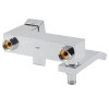 Смеситель для ванны с коротким изливом KOER KB-41007-01 (Цвет хром) (KR3454)