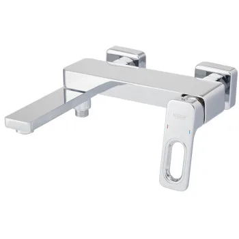 Смеситель для ванны с коротким изливом KOER KB-41031-01 (Цвет хром) (KR5436)