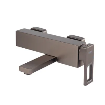 Змішувач для ванни з коротким виливом KOER KB-41009-07 (Колір графіт) (KR5986)
