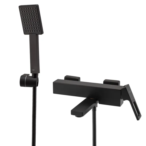Смеситель для ванны с коротким изливом KOER KB-41009-05 (Цвет черный) (KR3503)