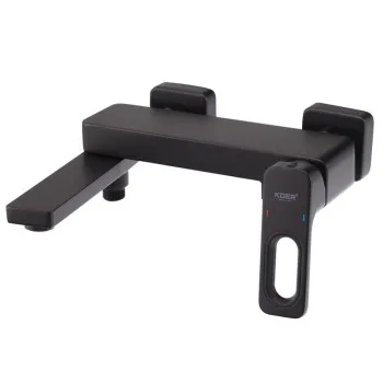 Смеситель для ванны с коротким изливом KOER KB-41031-05 (Цвет черный) (KR5437)