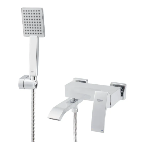 Смеситель для ванны с коротким изливом KOER KB-41007-01 (Цвет хром) (KR3454)