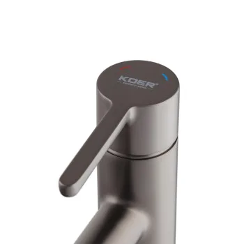 Смеситель для умывальника KOER KB-10029-07 (Цвет графит) (KR5495)