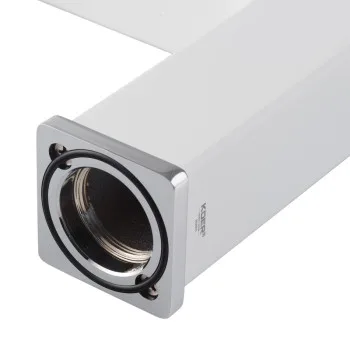 Смеситель для умывальника KOER KB-10009-04 (Цвет хром+белый) (KR5975)
