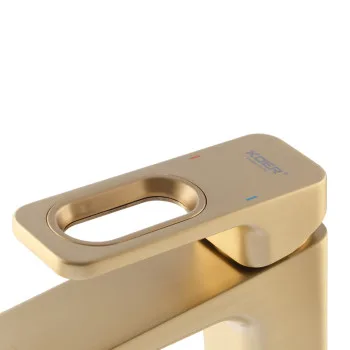 Смеситель для умывальника KOER KB-10031-12 (Цвет матовое золото) (KR5973)