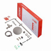 Душевая колонна со смесителем KOER KB-52028-07, 2 функции (Цвет графит) (KR5312)