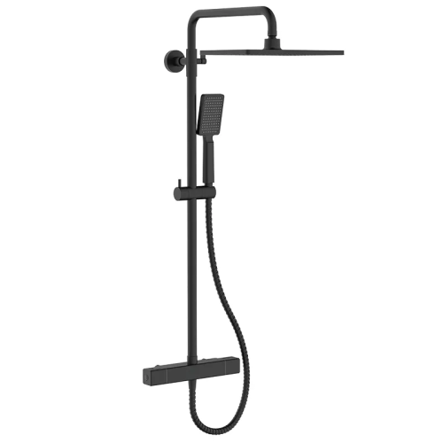 Душевая колонна с термостатическим смесителем KOER KB-53011-05 2 функции (Цвет черный) (KR4723)