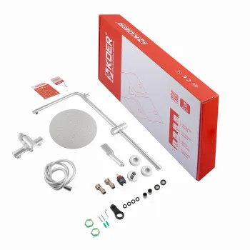 Душова колона зі змішувачем KOER KB-52028-01, 2 функції (Колір хром) (KR5309)