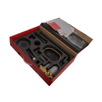 Душевая система встроенная KOER KB-64008-05, 3 функции (Цвет черный) (KR3477)